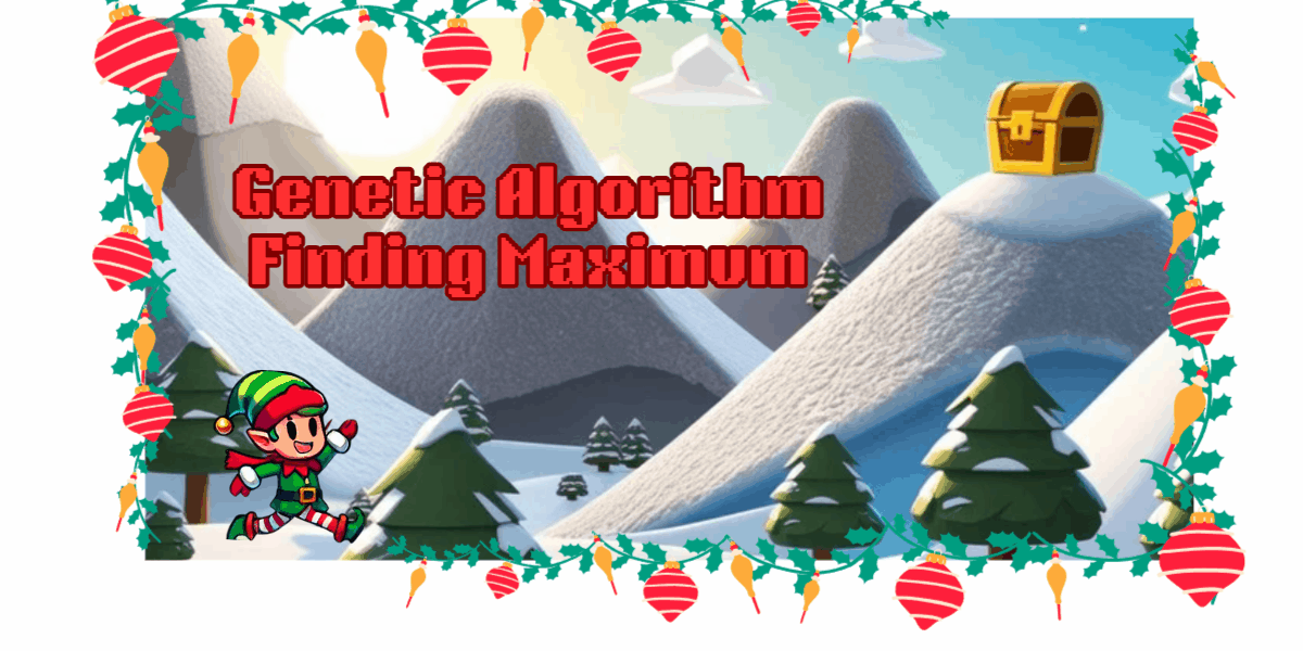 Festive introduction to Genetic Algorithm — Treasure Hunting